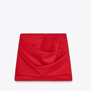 Zara Red Mini Skirt
